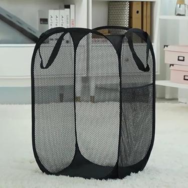 Imagem de Cesto organizador dobrável para roupas 50x30