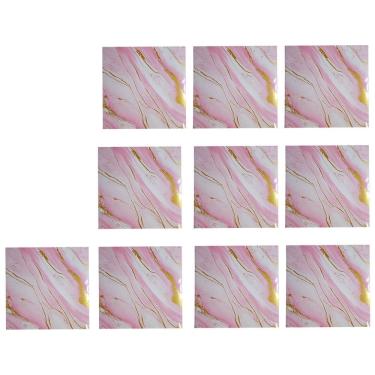 Imagem de Placa Adesiva Marmore 3D kit 10 uni Papel de Parede Autocolante Moderno Decoraçao Obra Reforma Casa Banheiro Cozinha