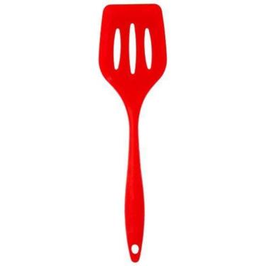 Imagem de Espatula Vazada De Silicone Com Furo Passante - Ad