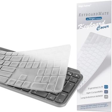 Imagem de Digi-Tatoo Capa de teclado para Logitech MX Keys S/MX Keys/Craft Keyboard (layout dos EUA) - Ultra fina, capa protetora de teclado de alta transparência