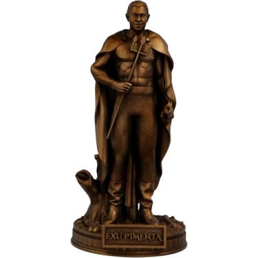 Imagem de Estátua Exu Pimenta Umbanda Candomblé (Cor Cobre Antigo)