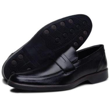 Imagem de Sapato Casual Oxford Sport Fino Confortavel Masculino Preto-Masculino