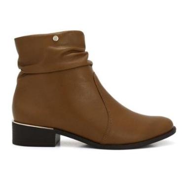 Imagem de Bota Feminina Ramarim Cano Curto Slouch Detalhe Franzido-Feminino