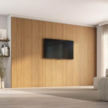 Imagem de Painel para Tv até 86 Polegadas 360x250cm Liso Aruá Cabecasa Madeiraoriginals Jatoba