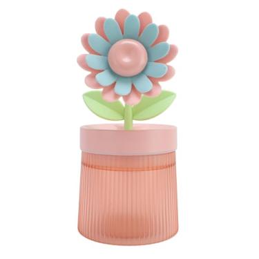 Imagem de Dioche Umidificador de Mesa de Girassol Com Luz Ambiente Colorida Difusor de Névoa Alimentado por USB para Decoração de Sala de Escritório Doméstico Capacidade do Tanque de água de