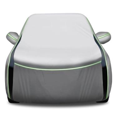 Imagem de Cartist Capa de carro 420d serve para Toyota Highlander 2001-2026, capas de carro para todos os climas ao ar livre para acessórios Highlander, à prova d'água, com zíper e tiras de segurança refletivas