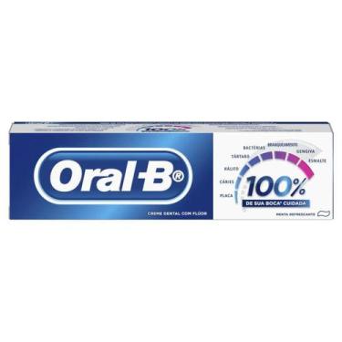 Imagem de Creme Dental Oral-B 100% Flúor 70g
