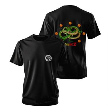 Imagem de Camisetas Dragon Ball Z shenlong esferas do dragão Anime Japonês Stree