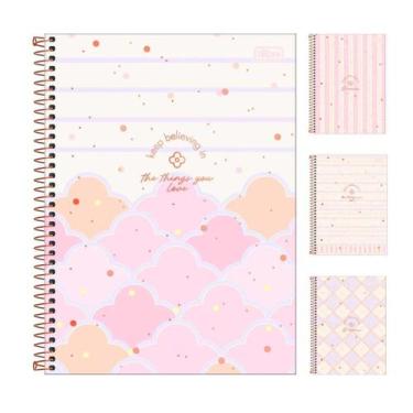 Imagem de Caderno Espiral Univ. Soho Kindness Tilibra 10 Mat. 160 Fls