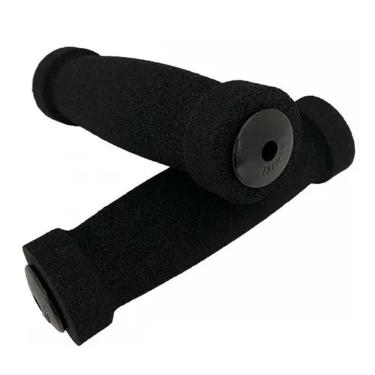 Imagem de Manopla De Espuma Punho Preto Par Para Bicicletas