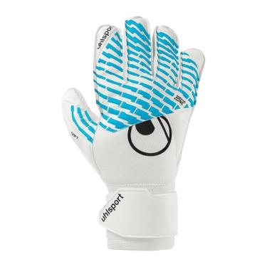 Imagem de Luva De Goleiro uhlsport Cybertec Soft Pro - Branco e Azul-Unissex