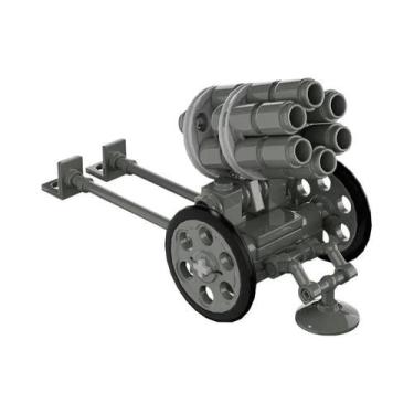 Imagem de Modelo De Arma De Artilharia Antiaérea Da Segunda Guerra Mundial, Bloc