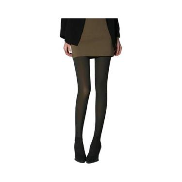 Imagem de Meias-calças De Lã Pretas plus Size Para Mulheres, 200g-280g, Vários T