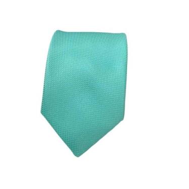 Imagem de Gravata Premium Verde Tiffany - Sem marca, Verde tiffany 01