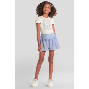 Imagem de Conjunto infantil menina metalizado Mundi