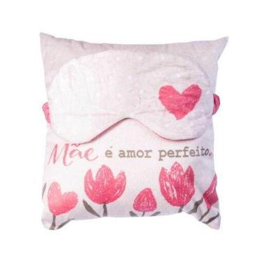 Imagem de Almofada Com Tapa Olhos - Mãe é Amor Perfeito