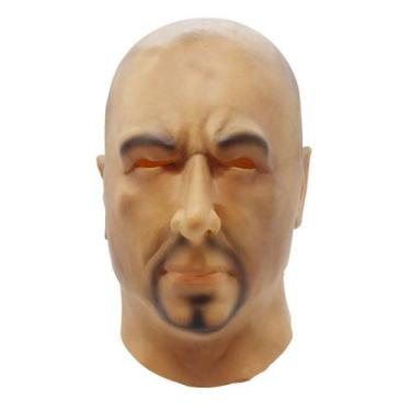 Imagem de Máscara de Halloween, látex de cabeça nua, adereço de fantasia facial 