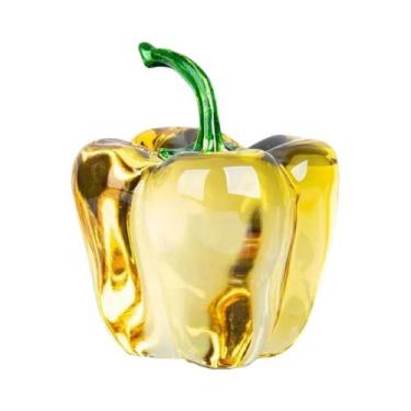 Imagem de Ornamento De Cristal De Quartzo Verde Em Forma De Pimenta, Decoração P