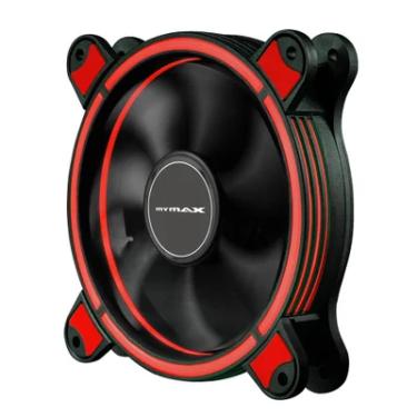 Imagem de Cooler FAN Mymax Spectrum Ring, 120mm, LED Vermelho - MYC/FC-SP12025/RD