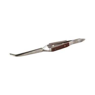 Imagem de Pinça De Aço Inoxidável Isolada Com Trava Para Joias, Ferramenta De Re