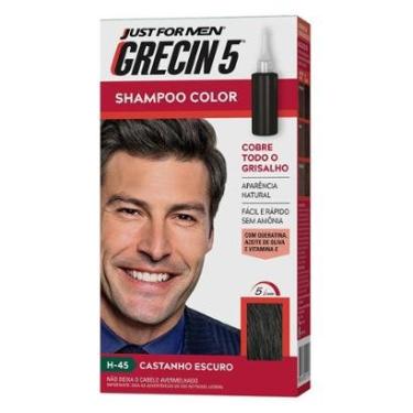 Imagem de Shampoo Tonalizante - Grecin 5 Castanho Escuro-Unissex