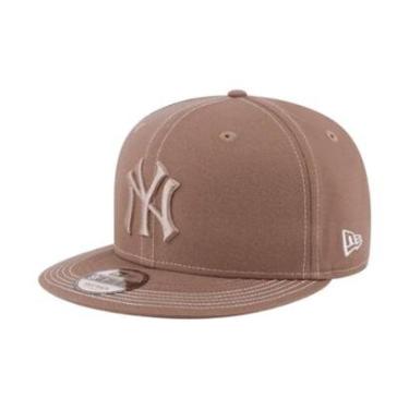 Imagem de Boné New Era 950 Contrast Stitching New York Yankees Caqui-Masculino
