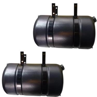 Imagem de Kit 2 Reservatorio Barrica Corote Reforçado Preto Água P/Todos Caminhã