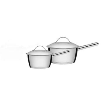 Imagem de Jogo de Panelas Pequenas Tramontina Fundo Triplo Allegra 2 Peças, 12