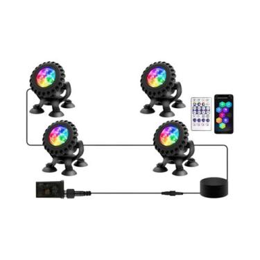 Imagem de Luz LED RGB À Prova d'Água Para Piscina IP68, Lâmpada Subaquática, Hol