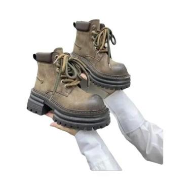 Imagem de Botas Chelsea Femininas Chunky - Salto Plataforma, Estilo Retro, Inver