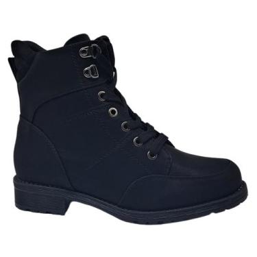 Imagem de Bota Coturno Mooncity Feminino Cano Baixo Conforto 72130, 36