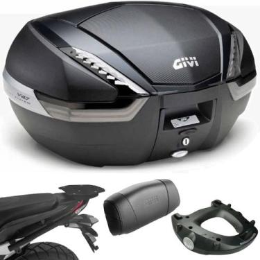 Imagem de Bagageiro Nc750x 2022+ Scam + Baú Givi V47 Base M5 + Encosto - Givi_e_