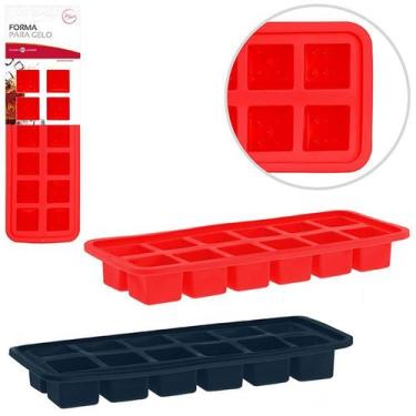 Imagem de Forma de Gelo em Silicone para Drinks e Bebidas 12 cubos - Art House, 