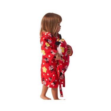 Imagem de Roupão de banho bebe bichinhos estampado c/capuz ii baby joy funny div