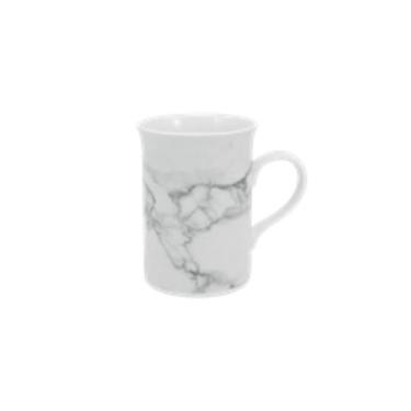 Imagem de Caneca 240ml Porcelana Schmidt - Dec. Mármore Cinza 2343