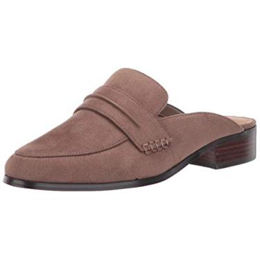 Imagem de Bella Vita Sapatilha feminina Binx II Loafer Mule, Camurça acastanhada, 6.5 Narrow