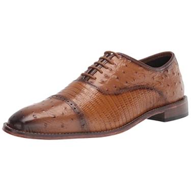 Imagem de STACY ADAMS Sapato Oxford masculino Rodano, Bronzeado, 9 Wide