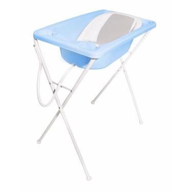 Imagem de Banheira para Bebê Plástica Acqua Trio Galzerano Azul Pastel