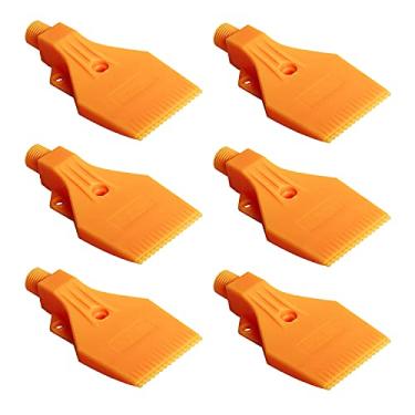 Imagem de Aopin Bocal de vento soprador G1/4 macho, orifício de ar plano, bocal de jato de vento ABS - 6 peças