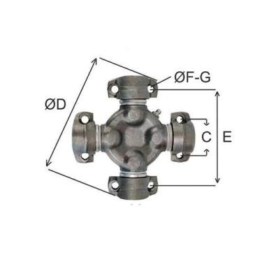 Imagem de CRUZETA CARDAN J.I.Para Case TRATOR AGRICOLA 1470 IMPORTADO