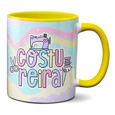 Imagem de Caneca Costureira Profissão Costurar Profissional Presente (Amarela)