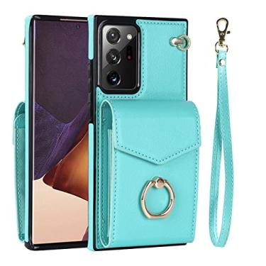 Imagem de Carteira de couro capa de telefone para Samsung Galaxy S22 Ultra S21 Plus S20 Note20 A52S A72 A33 A53 A13 A12 A51 Capa, azul, para Samsung S21FE