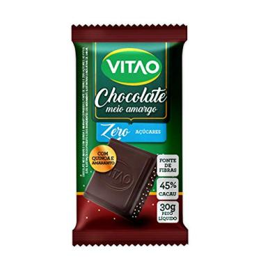 Imagem de Chocolate Meio Amargo Quinoa+Amaranto Zero Açúcar Vitao