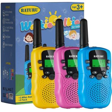 Brinquedos para meninas de 3 a 12 anos: Walkie Talkies para crianças  Presentes de aniversário para meninas Idade 3 4 5 6 7 8 9 10 Crianças  Camping Brinquedos ao Ar Livre