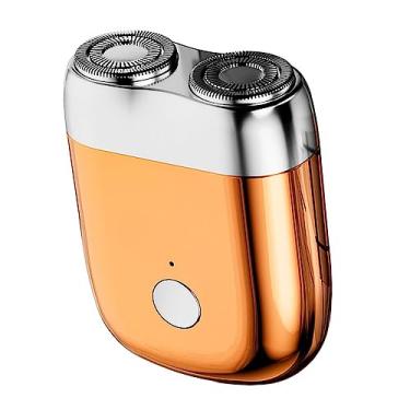Imagem de Máquina de Cortar Cabelo para Homens, Máquina de Cortar Cabelo Elétrica à Prova d'água Recarregável USB para Uso Em Viagens (Laranja)