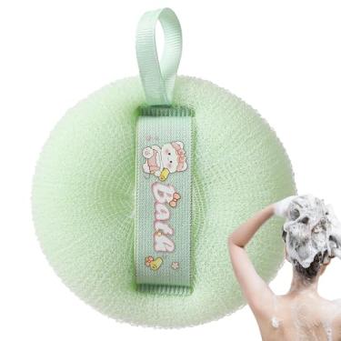 Imagem de Esponjas de banho para banho,Esponjas corporais para banho - Almofadas de esponja de bucha de malha | Esponjas de banho esfoliantes de malha macia para chuveiro, esponja de espuma bucha de Shakven