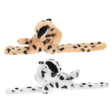 Imagem de Toyvian 10 Pcs Pulseira Tapa Crianças Brincam De Pulseiras Brinquedo De Festa Chinesa Pulseiras De Tapa De Férias Favor De Festa De Natal Volume Flanela Criança Pequena Prêmio
