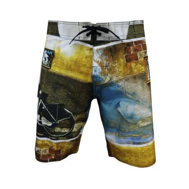 Imagem de Bermuda Água Alkary Prancha Amarela-Masculino