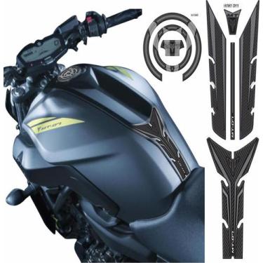 Imagem de Adesivo Protetor de Tankpad + Bocal Yamaha MT 07 Kit 11 - Resitank