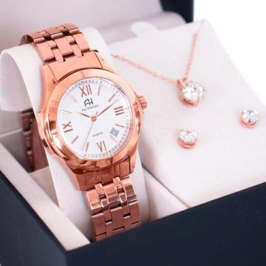 Imagem de Relógio Feminino Champion Ana Hickmann Analógico Rosé AH29070Z Prova D